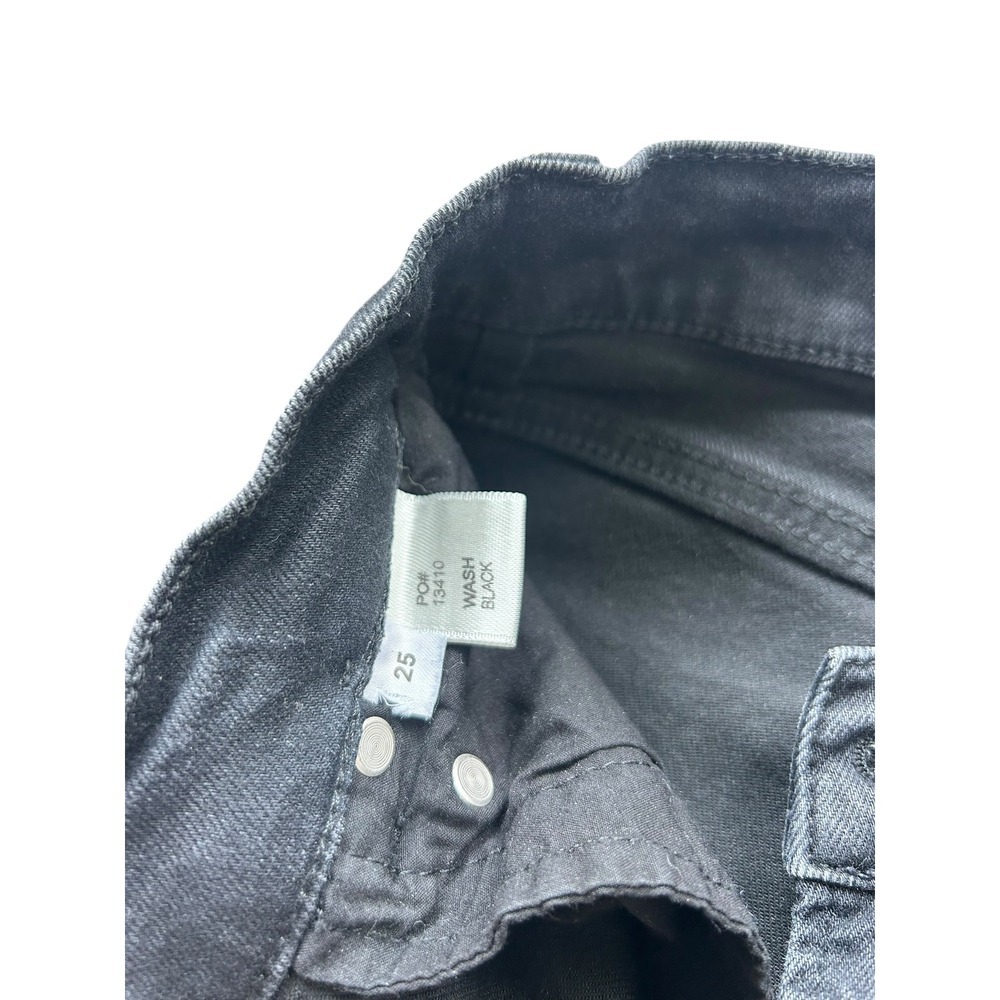 Reformation Jeans Black High Rise Skinny‎ Leg Denim Women's Size 25 - Picture 4 of 5